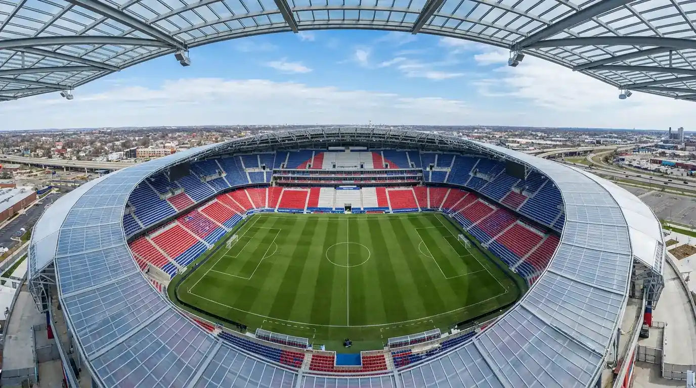 Panorama MetLife Stadiuma u New Jerseyju pripremljenog za finale SP 2026