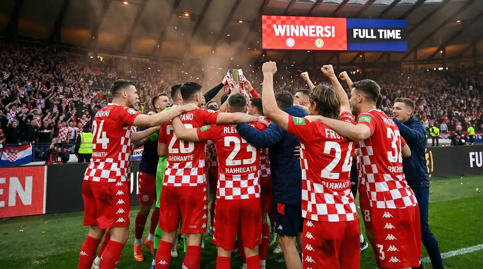 Hrvatski reprezentativci slave pobjedu u kvalifikacijama za SP 2026